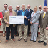 The Virginia Department of Energy last week presented a $300,000 grant to Breaks Interstate Park for construction of a new swimming pool. The funding comes from the Abandoned Mine Land Economic Revitalization program. The new pool is expected to increase park visits, add nearly $100,000 in annual revenue and create five to seven seasonal jobs.  PROVIDED BY VIRGINIA ENERGY