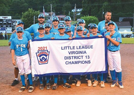 The Ridgeview 11-12 all-stars defeated Coeburn to finish the tournament undefeated. They will move on as the District 13 representative. PHOTO BY KELLEY PEARSON