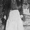 Mary Polly “Pop” Ramsey, (1849-1934) the daughter of Rainwater and Una Franklin Ramsey, lived on Ramsey Ridge.  She was a familiar figure around McClure where she peddled chestnuts which she carried in her apron.  (This photo was shared on ancestry.com)